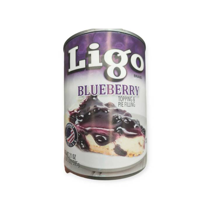 ligo-buleberry-topping-pie-filling-บลูเบอร์รี่-กวน-สำหรับสอดไส้พาย-595-กรัม