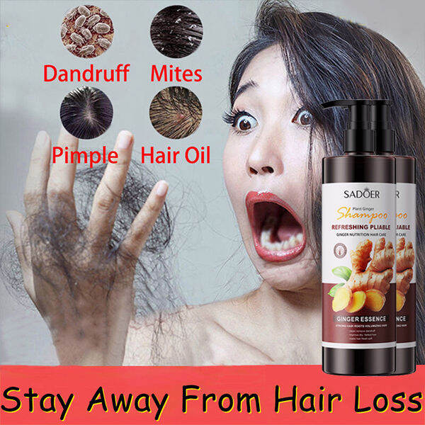 Syampoo rambut gugur ginger dandruff shampoo kelemumur hair serum for