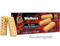 (Free shipping) Walkers Pure Butter Shortbread Fingers 150g วอล์คเกอร์ส ชอร์ทเบรด บัตเตอร์ บิสกิต เนยสดแท้ ทรงนิ้วมือ ขนาด 150 กรัม