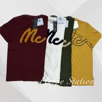 เสื้อยืด MCงานแท้!!!งานจริง Mc Jeans เสื้อยืด Mc Basic เสื้อยืดสีพื้นกำมะหยี่MC