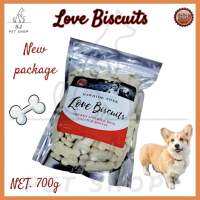 ส่งไว:RENA ขนมสุนัขLove Biscuits แคลเซียม​บิสกิต​ รสไก่​+นม 700g.(New Package)