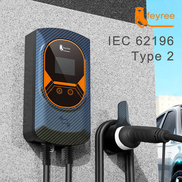 Feyree EV Charger Wallbox Type 2 EV Charging Station 16A 32A Electric ...