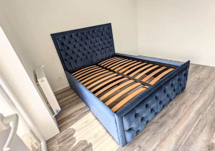 Chesterfield storage upholstery bed Lazada PH
