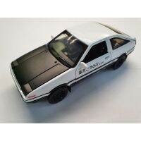 โมเดลรถเหล็ก Mini auto - AE86 สเกล1:28 ฝากระโปรงดำ  (ยาวประมาณ 15cm)