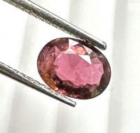 ทัวร์มาลีนสีชมพู 1.12 กะรัต 8x6x3.3 มม. รูปไข่ พลอยธรรมชาติ 100% Pink tourmaline 1.12cts 8x6x3.3mm oval shape 100% natural gemstone