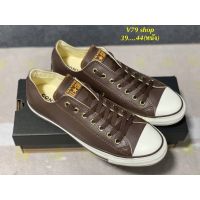 Converse All Star Leather (size37-44) Brown หนัง สีน้ำตาล