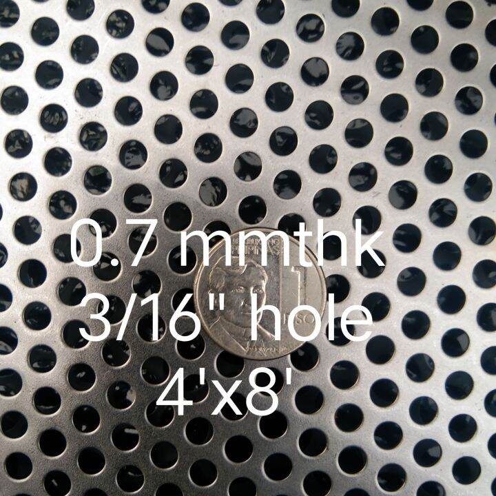 Perforated metal screen /sheet for speaker