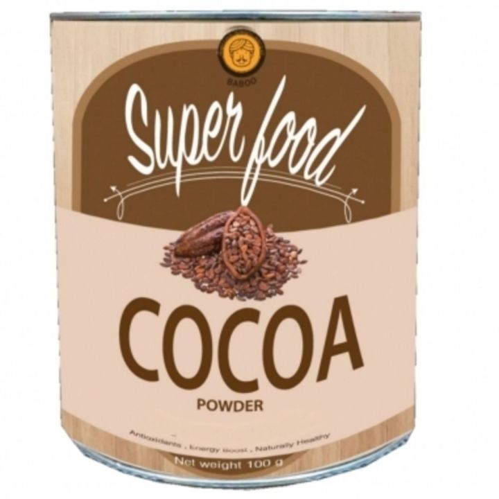 ผงโกโก้ ออร์แกนิค ตราบาบู (Cocoa Powder Organic Baboo Brand) 100 g.