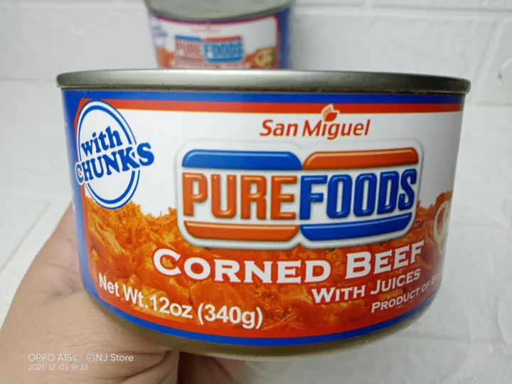 PUREFOODS CORNED BEEF WITH JUICES 340g. Lazada PH