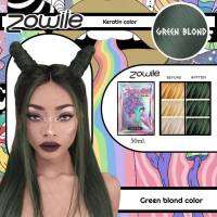 สีย้อมผม Zowiie ขนาด 50 ml สี GREEN BLOND