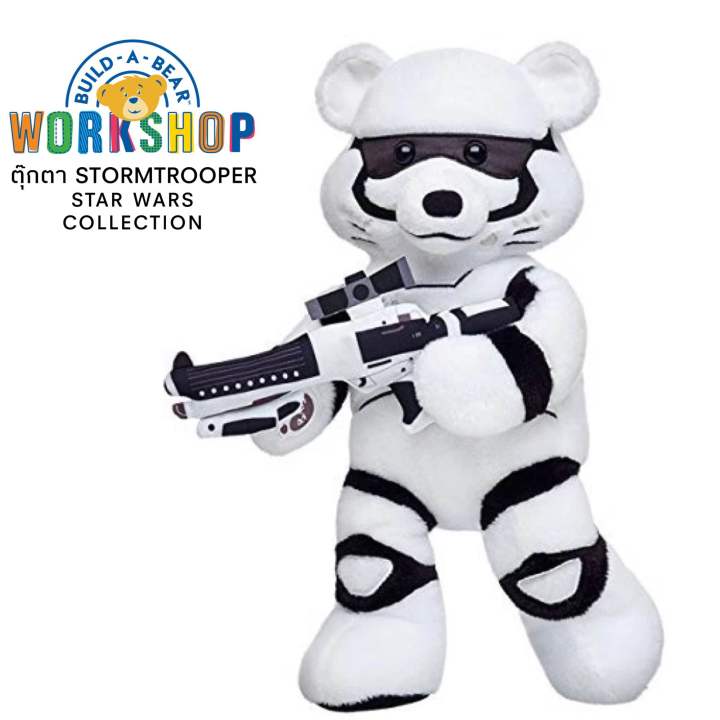 มือสอง-ตุ๊กตาหมี-สตาร์วอ-star-wars-stormtrooper-บิ้วอะแบร์-build-a-bear-workshop-มือสองสภาพดีมาก-แท้จากอเมริกา