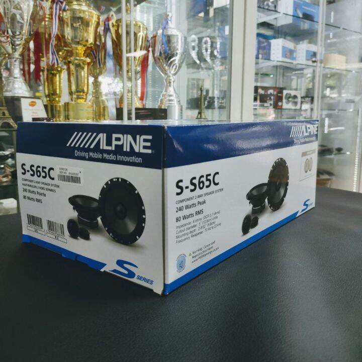 ลำโพงติดรถยนต์-alpine-s-s65c-ลำโพงแยกชั้นขนาด-6-5นิ้ว-สินใหม่-มีใบรับประกันศูนย์ไทย-มีบริการ