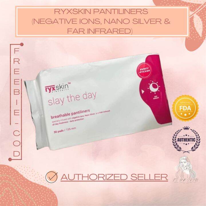 RyxSkin Pantiliner with Anions, Nano Silver and Far Infrared (30pcs