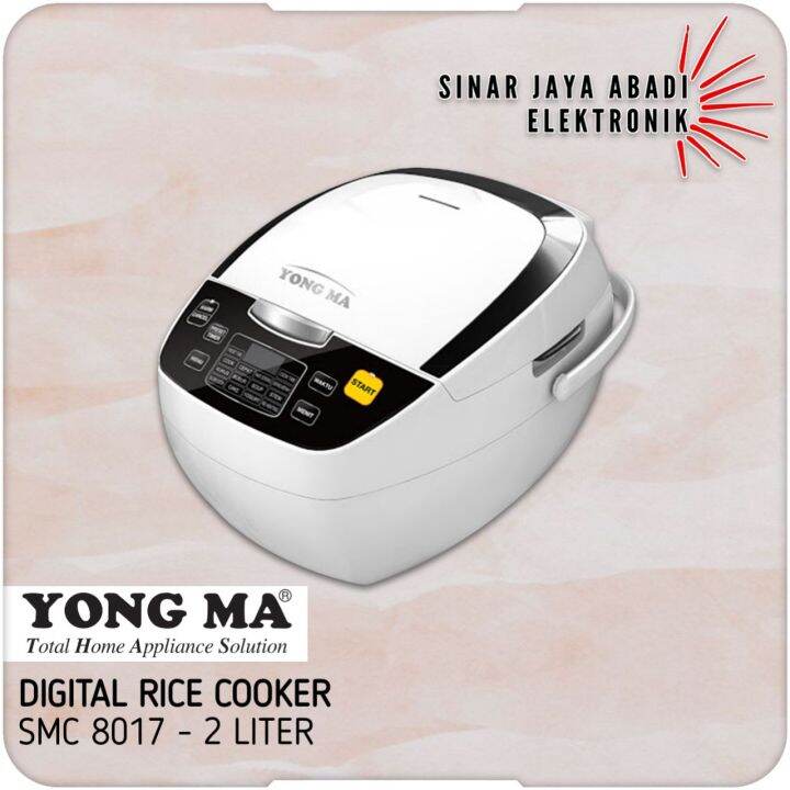 Yong Ma SMC8017 Digital Rice Cooker [2L] Putih Lazada Indonesia