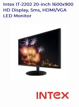 intex tft monitor price