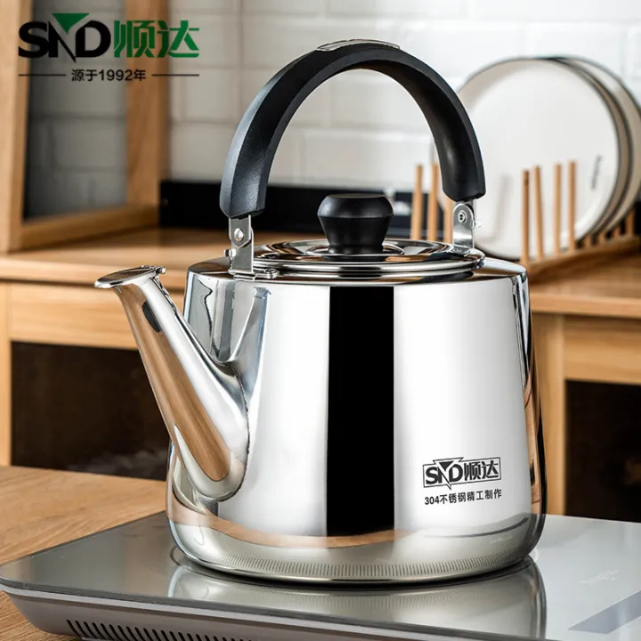 Shunda Kettle 304 Stainless Steel Kettle Whistle Large Capacity