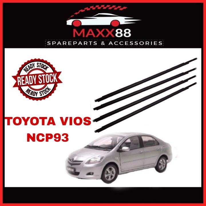 TOYOTA VIOS NCP93 2007YEAR2012YEAR SIDE DOOR GLASS MOULDING Lazada