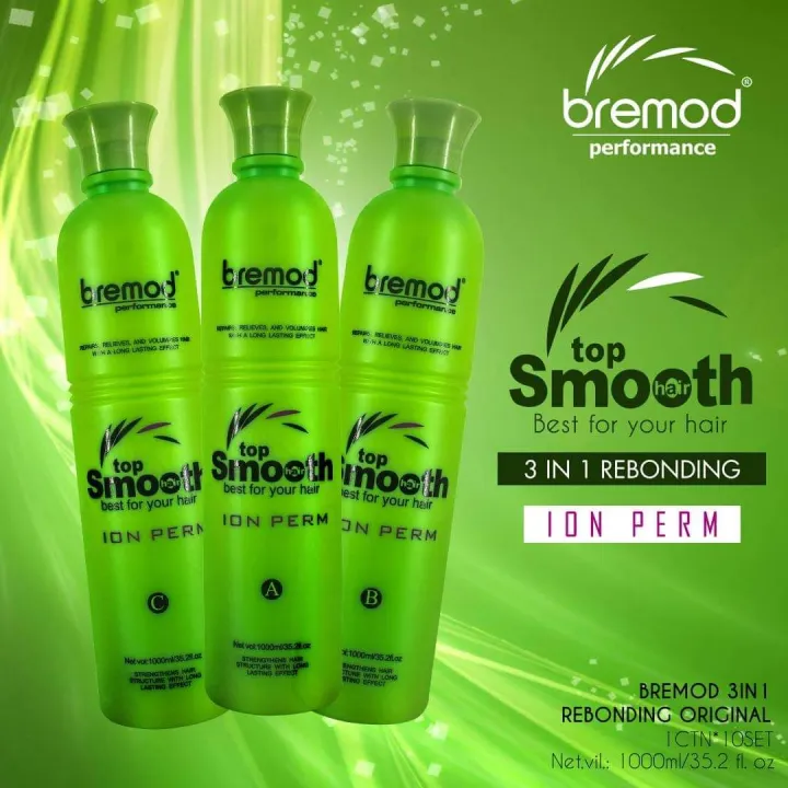 Bremod Hair Rebonding Set 3in1 1000ml. Lazada PH