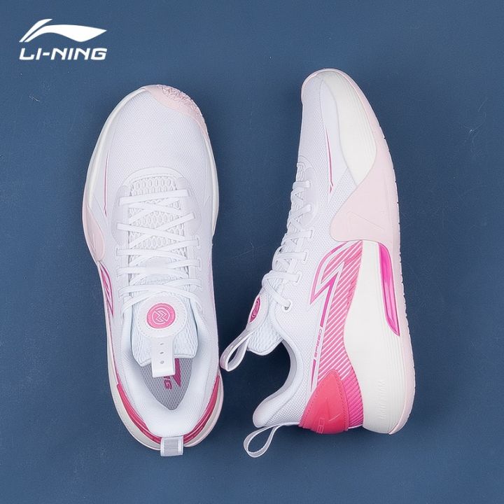 Li Ning Basketball Shoes Men's Shoes Flashing 7team Low-Top Sneakers Combat  Shock-Absorbing Wear-Resistant Men's Pink Sneakers Men | Lazada PH