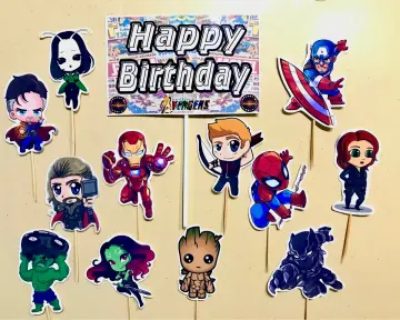 Avengers Edible Cake Toppers | Edible Picture | Caketop.ie