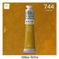 สีน้ำมัน Winsor and Newton 200 ml ( เบอร์  44 ) สี 744  Yellow Ochre