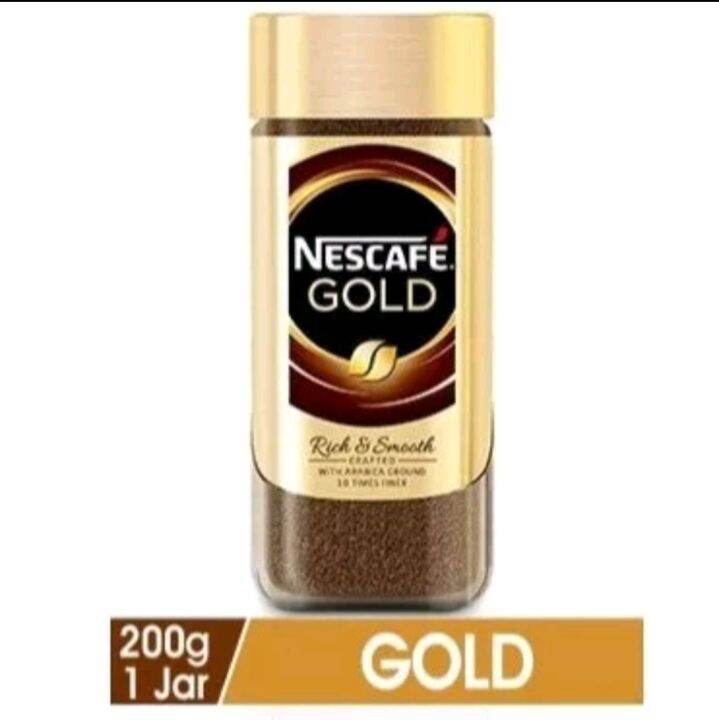 Nescafe Gold Rich & Smooth Pure Soluble Coffee 200g | Lazada