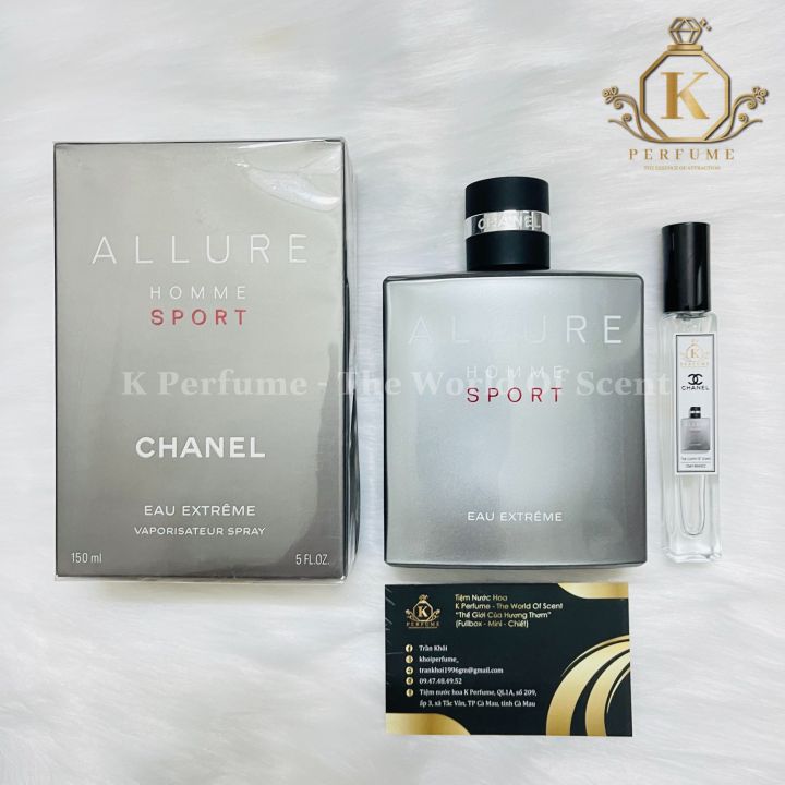 Chính Hãng] Nước Hoa Nam Chiết 5ml 10ml 20ml - Chanel Allure Homme Sport  Eau Extreme Eau de Parfum 