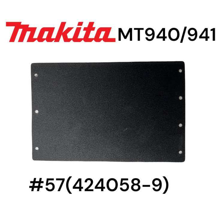 makita-maktec-มากีต้า-มาคเทค-9401-9402-mt940-mt941-m9400b-แผ่นยางรอง-เครื่องขัดกระดาษทราย-มากีต้า-57-424058-9-ของแท้