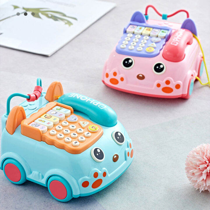 【Ready Stock】Baby and Children's Toys Simulation Telephone Set Landline