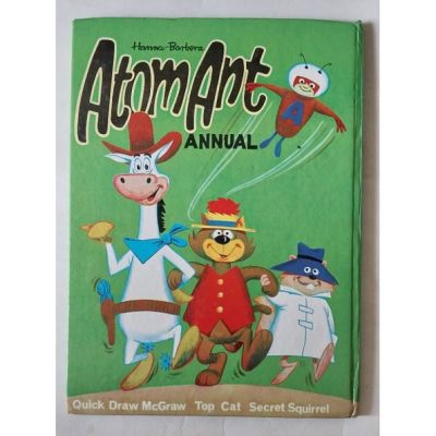 มือ2,หนังสือภาพการ์ตูนฉบับภาษาอังกฤษจาก Hanna-Babara, Atom Ant annual , Quick Draw McGraw,Top Cat Secret Squirrel
