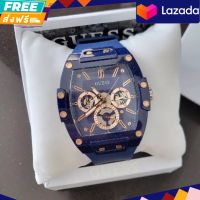 นาฬิกาข้อมือ GUESS PHOENIX GW0203G7 BLUE CASE BLUE SILICONE WATCH ขนาด 43 มม.