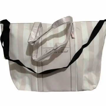 Victoria's secret signature online stripe weekender