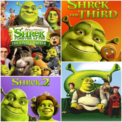 [DVD HD] เชร็ค ครบ 4 ภาค-4 แผ่น Shrek 4-Movie Collection : 2001-2011 #หนังการ์ตูน (มีพากย์ไทย/ซับไทย-เลือกดูได้)