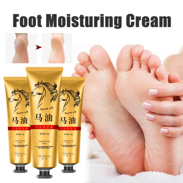 Horse Oil Callus Remover Foot Care Cream for Cracks and Dry Cracked