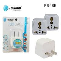 ปลั๊กแปลงขาแบน2ขา Toshino Universal รุ่นPS-18E