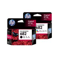 HP 682  ตลับหมึกอิงค์เจ็ท สี,ดำ ของแท้ Black Colur Original Ink Advantage Cartridge (3YM77AA)แบบเลือกสี