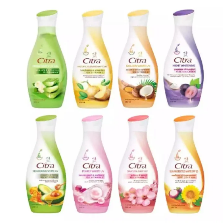 Citra Hand Body Lotion Natural Glow White Uv All Varian Ml Lazada Indonesia