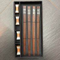 เซ็ทตะเกียบ 4 คู่ พร้อมกล่อง chopsticks set of 4