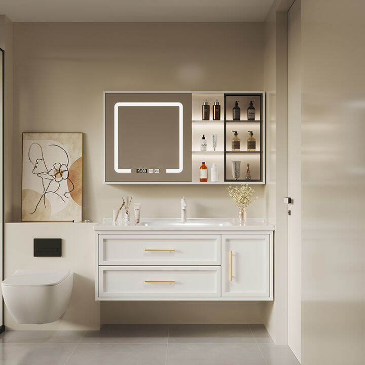 Bathroom Combination Modern Minimalist FloorStanding Bathroom