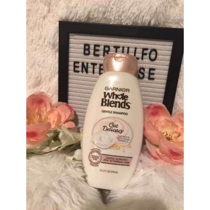 Garnier Whole Blends Gentle Shampoo Oat Delicacy Oat Milk & Rice Cream