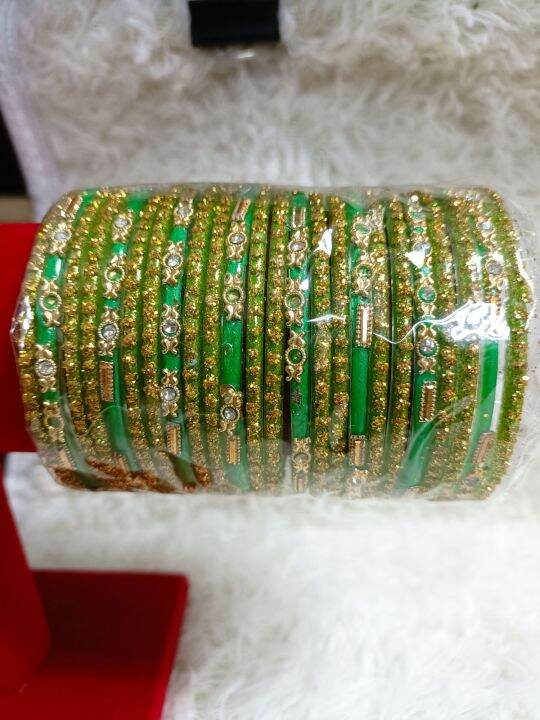 Fancy glass hot sale bangles online