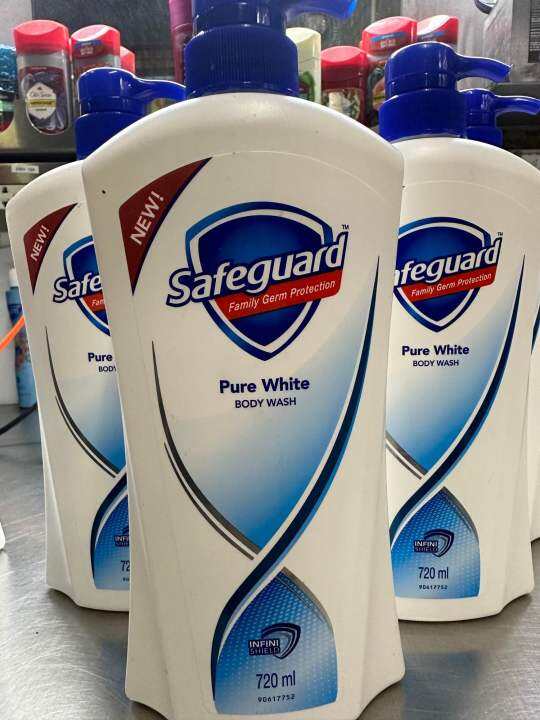 Safe Guard Pure White body wash 720mL Lazada PH