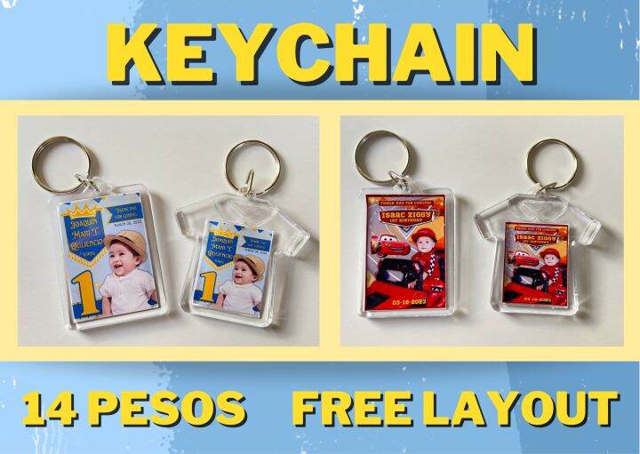 Acrylic Keychain Souvenir for all occasion (Christening, Birthday