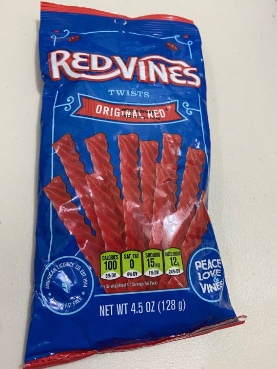 Red Vines Twisted Candy Original Red 128g Lazada PH