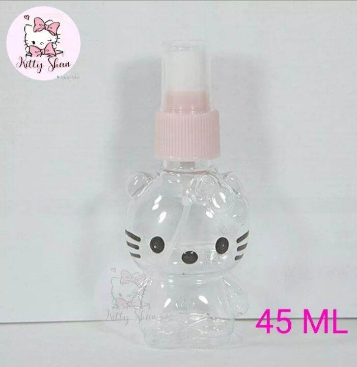 1pc 45ML Hello Kitty Empty Spray Bottle KT Hand Sanitizer Cosmetic