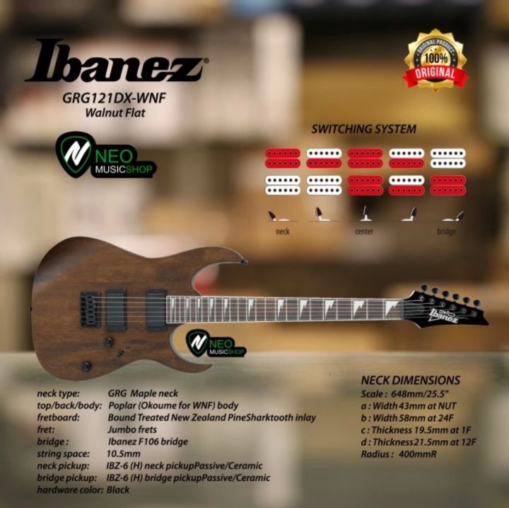 Ibanez Gio GRG121DX - 器材