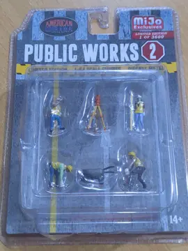 American Diorama 1/64 Figures Set - Public Works 2 - MIJO