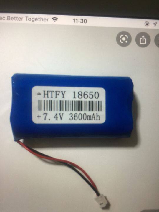 ถ่านชาร์จ18650-2ก้อน7-4v-3600mah-มีวงจรป้องกันชาร์จในตัว