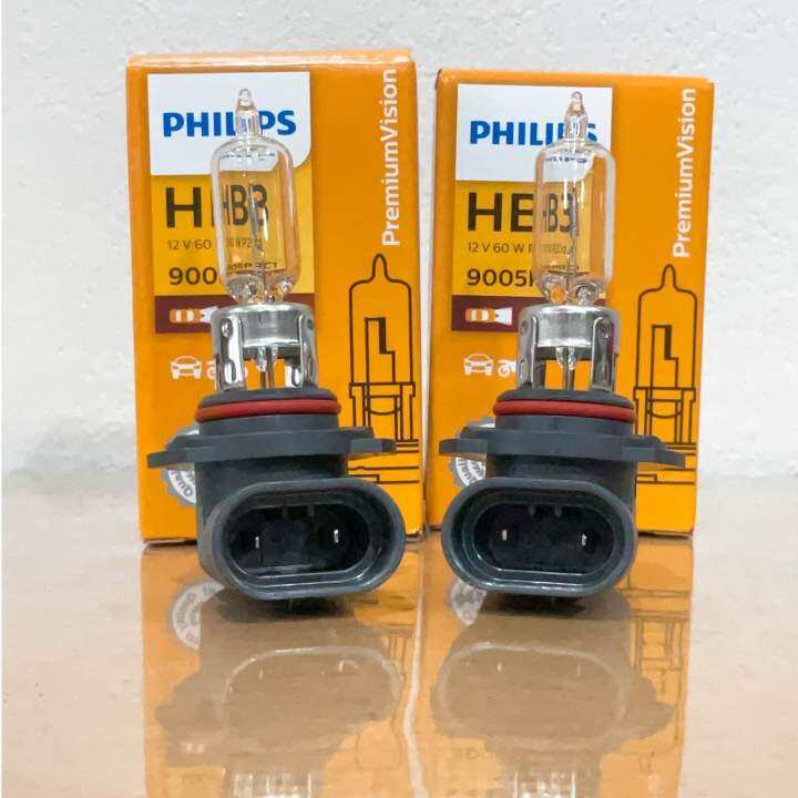 หลอดไฟหน้า-ไฟสูง-philips-hb3-30-12v-60w-p20d-9005prc1-premiumvision-ประกัน-2เดือน