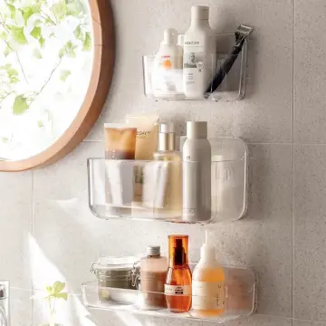 Bathroom Organizer Kitchen Organizer Punch-free Wall-mounted Bathroom Basin  Cosmetic Wall Multi-layer Kitchen Storage